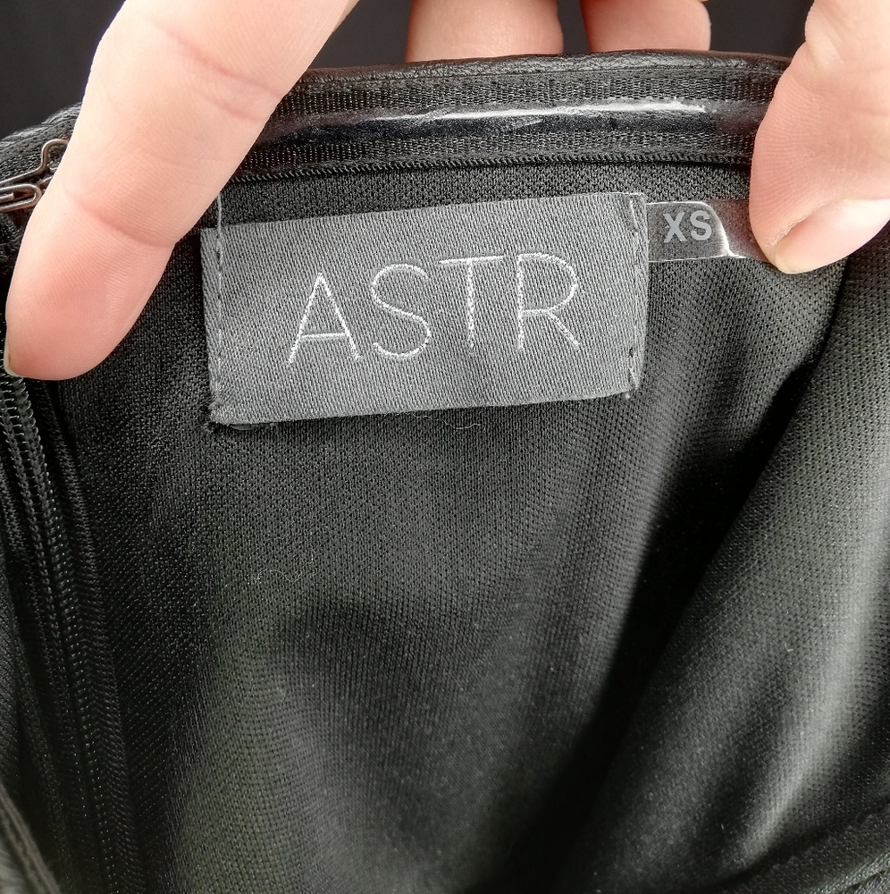 Strapless Leather Jumpsuit by ASTR - Picture 3 of 3